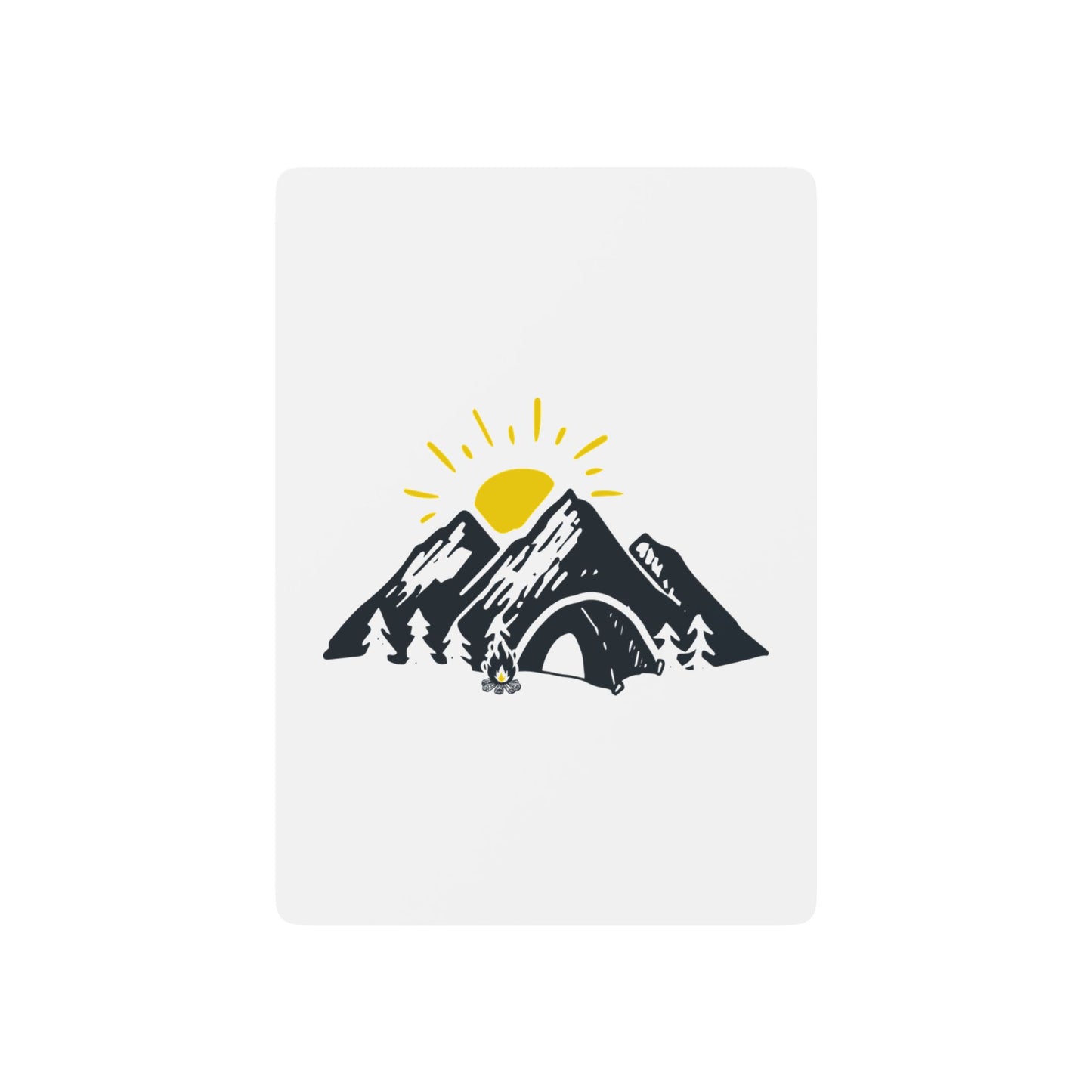 Mountain Adventure Poker Cards – Camping-Themed Playing Cards