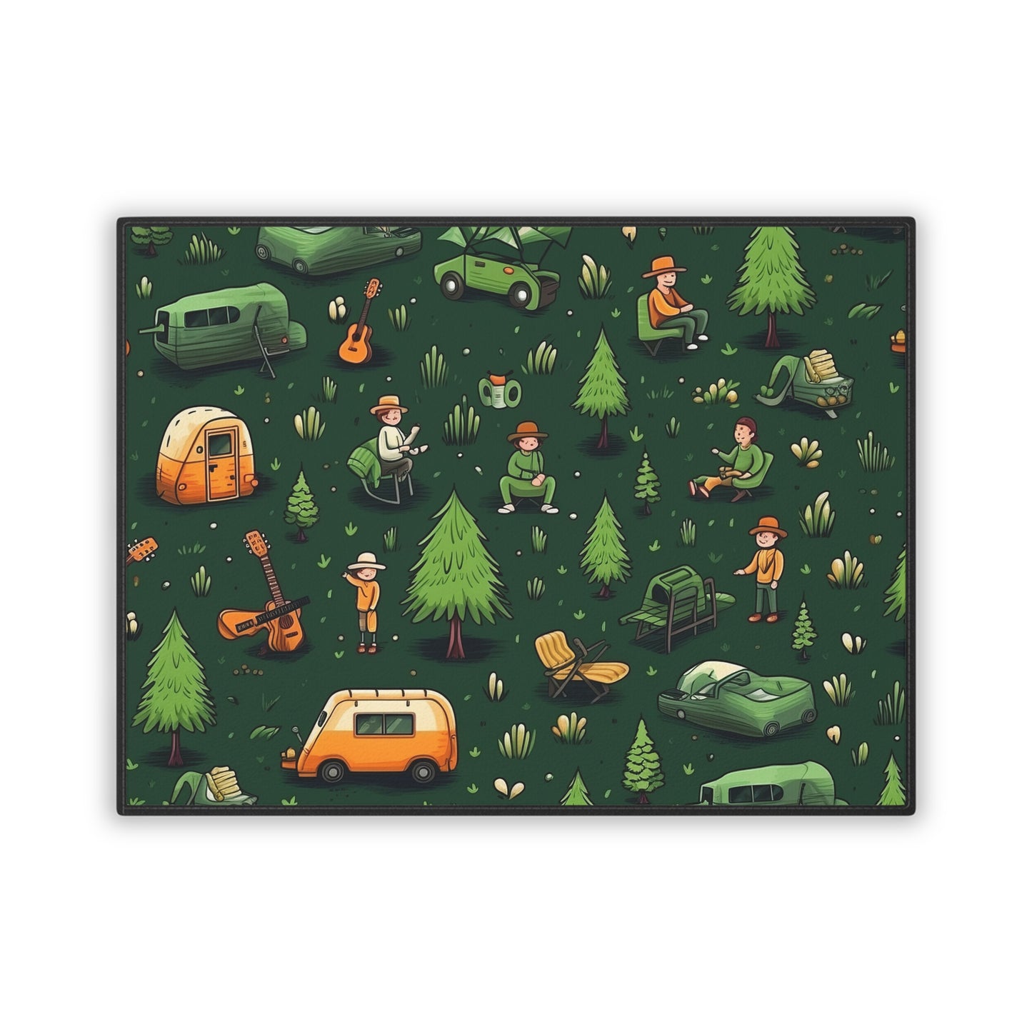 Outdoor Adventure Pet Mat – Non-Slip 18x24" Camping Feeding Mat for Cats & Dogs