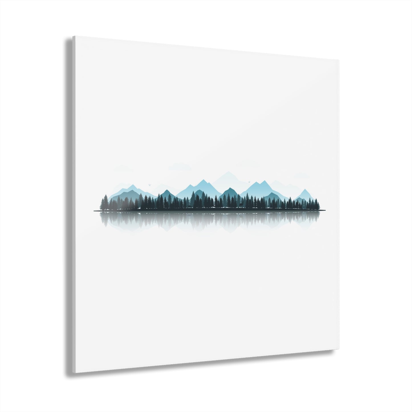 Minimalist Mountain Acrylic Wall Art – Modern Nature Decor
