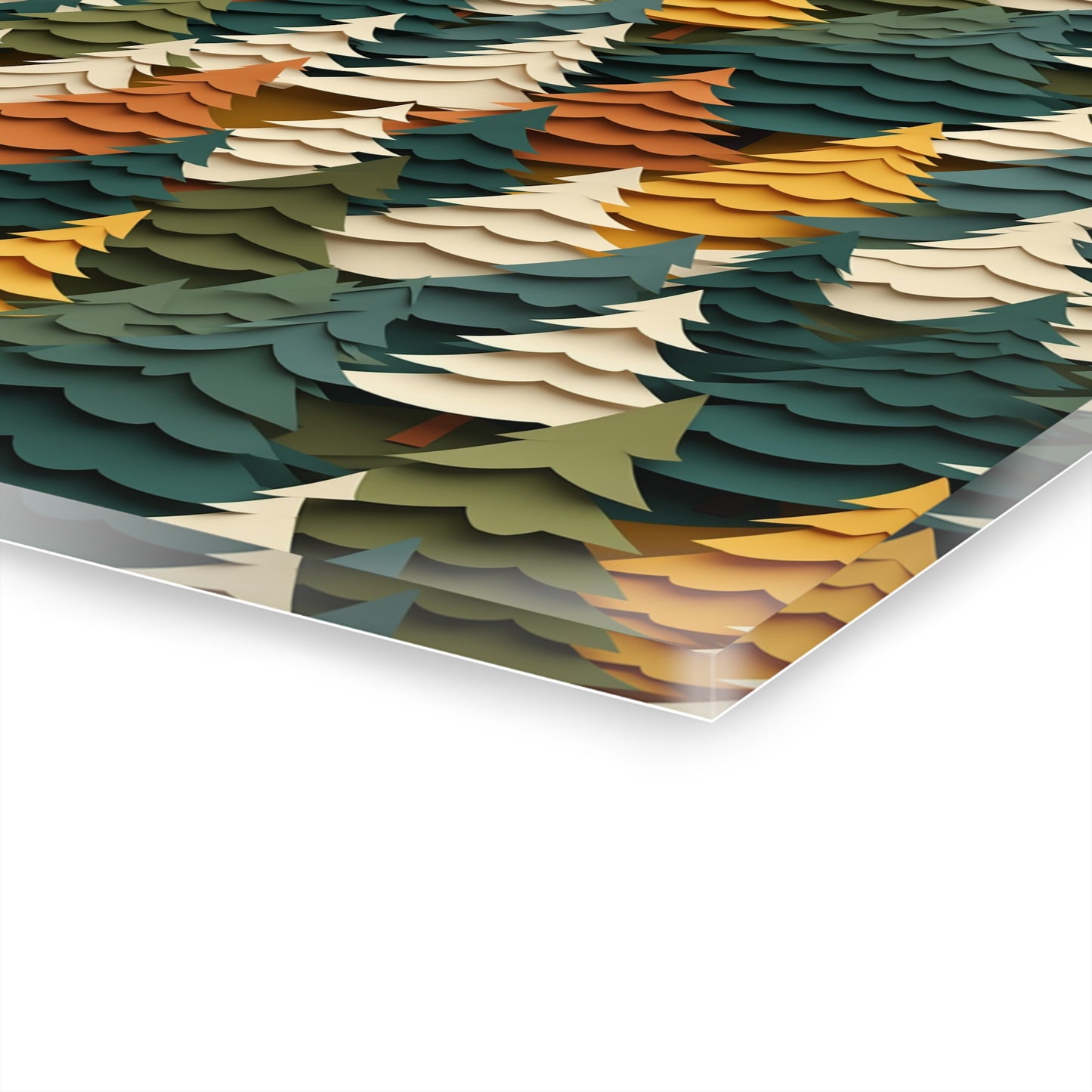 Colorful Forest Acrylic Wall Art – Nature-Inspired Decor