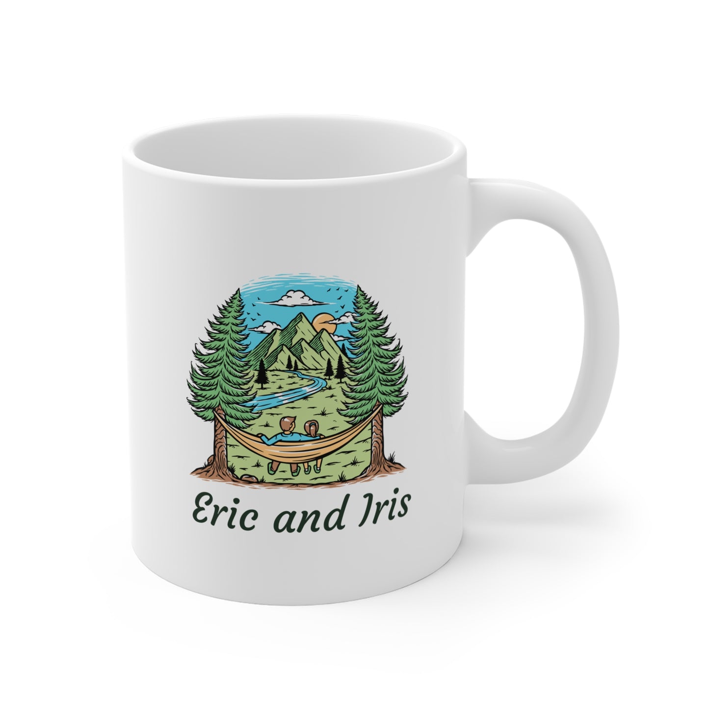 Couples Hammock Mug – Mountain & Nature Design
