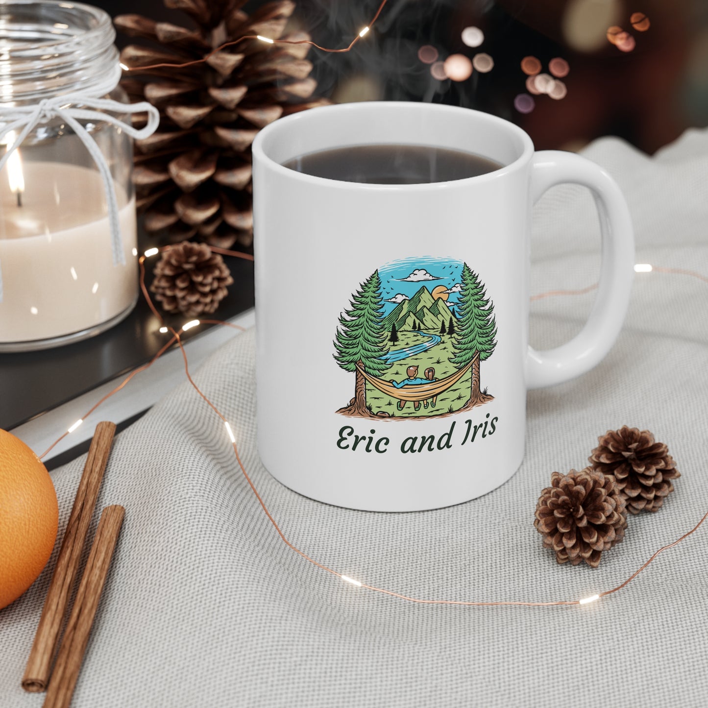 Couples Hammock Mug – Mountain & Nature Design