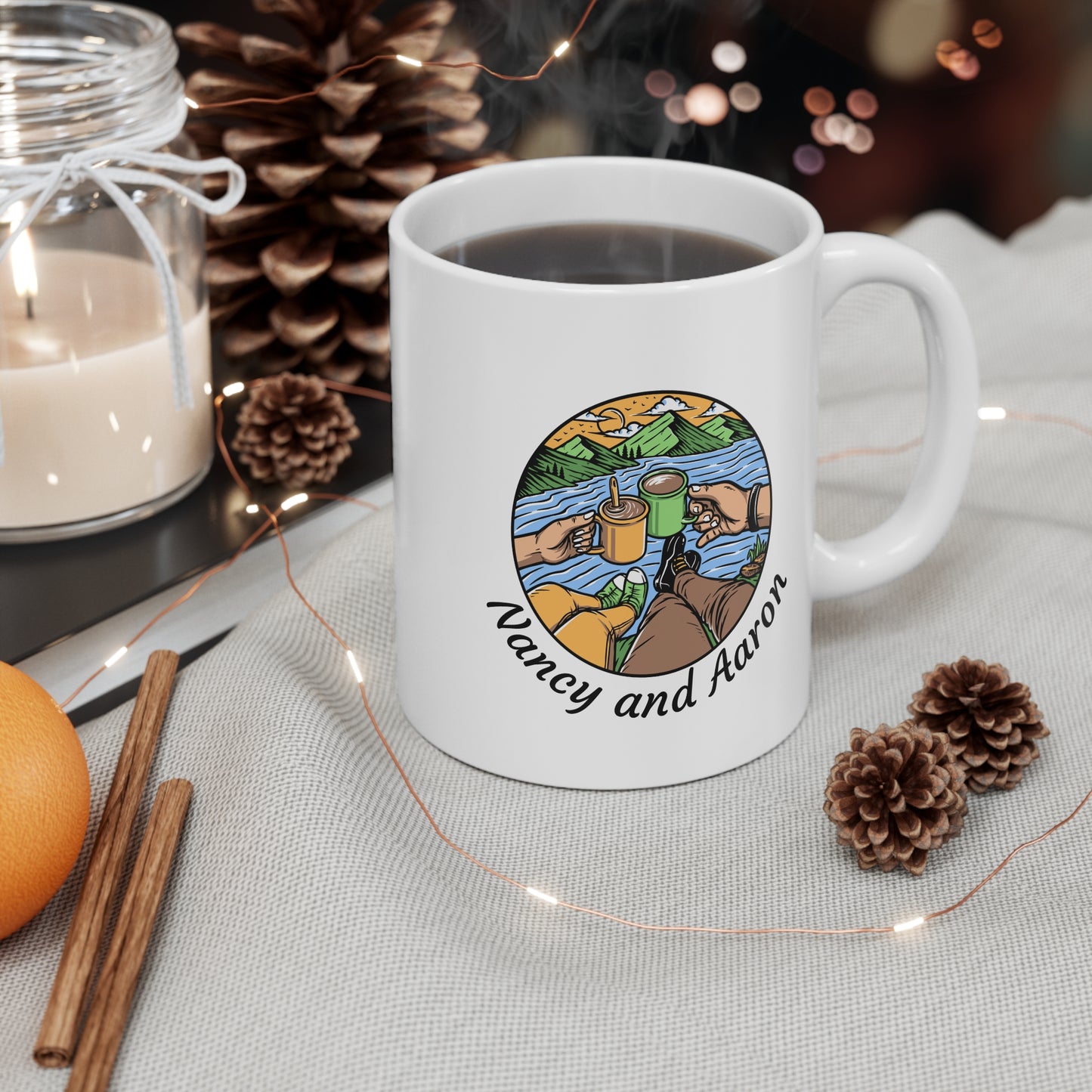 Couples Coffee Mug – Mountain View Adventure Design