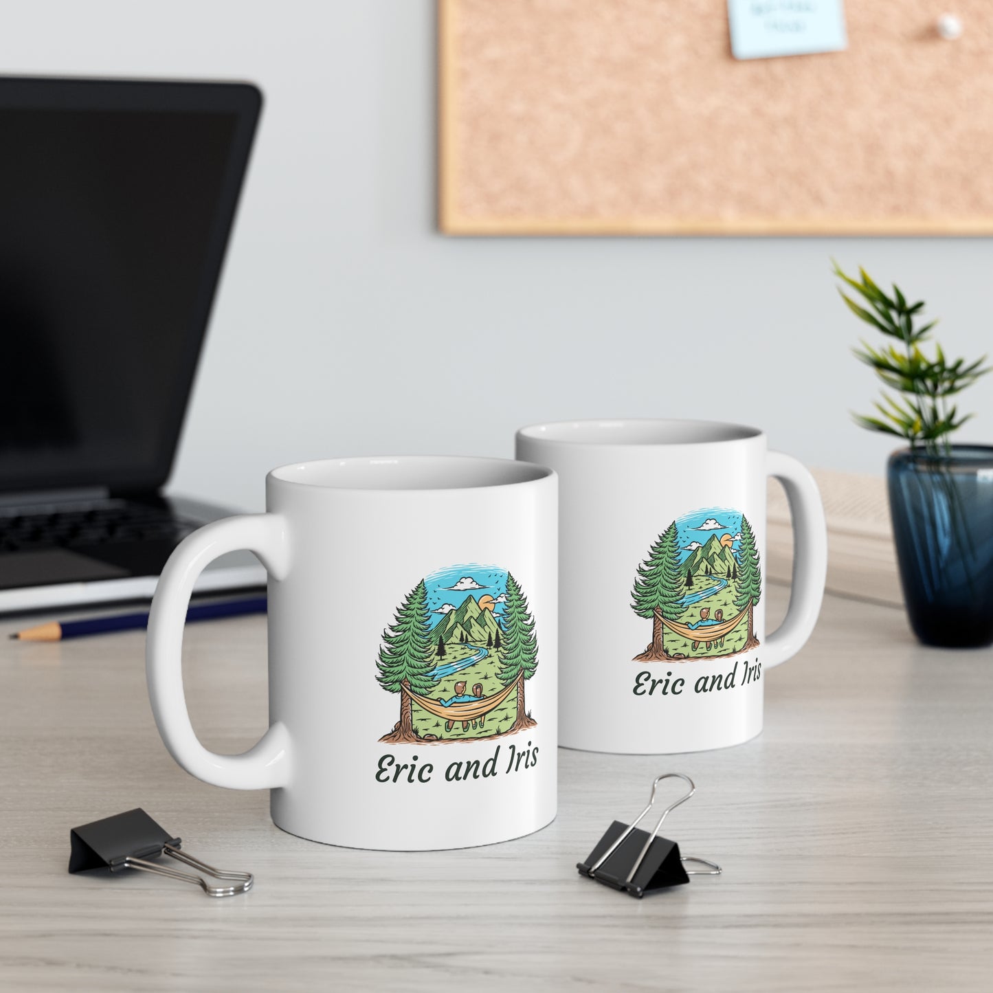 Couples Hammock Mug – Mountain & Nature Design