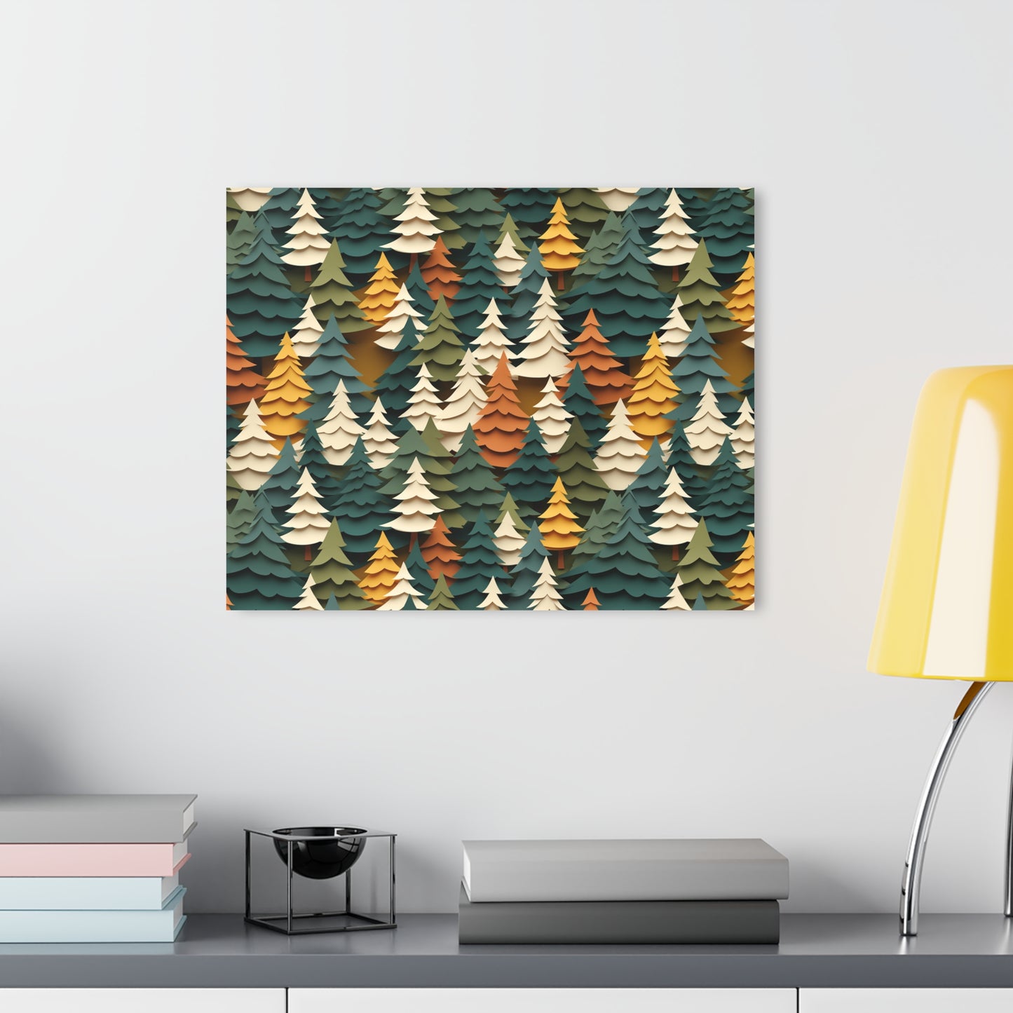 Colorful Forest Acrylic Wall Art – Nature-Inspired Decor