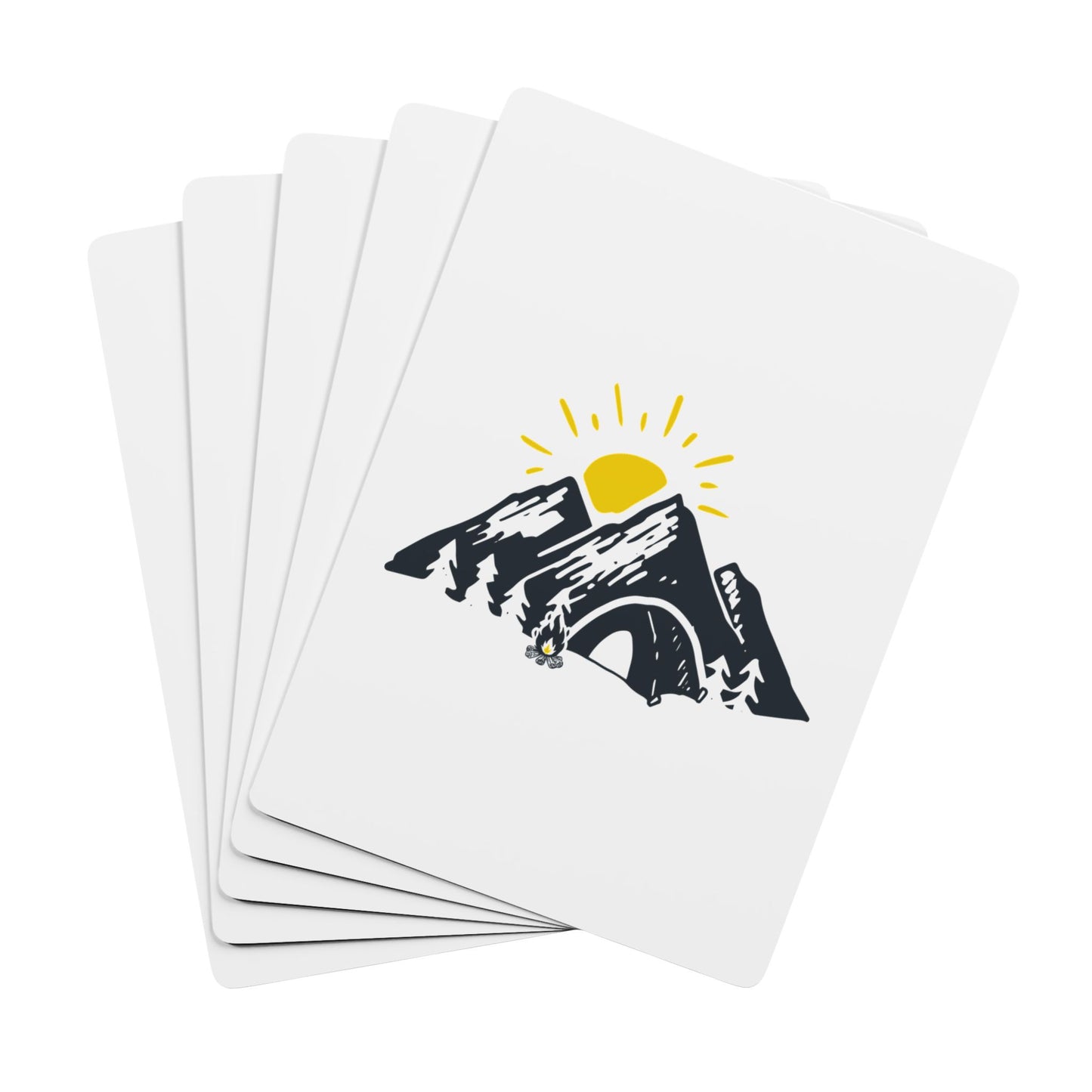 Mountain Adventure Poker Cards – Camping-Themed Playing Cards