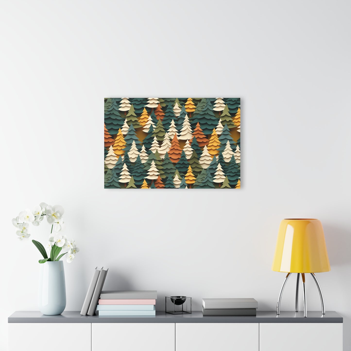 Colorful Forest Acrylic Wall Art – Nature-Inspired Decor