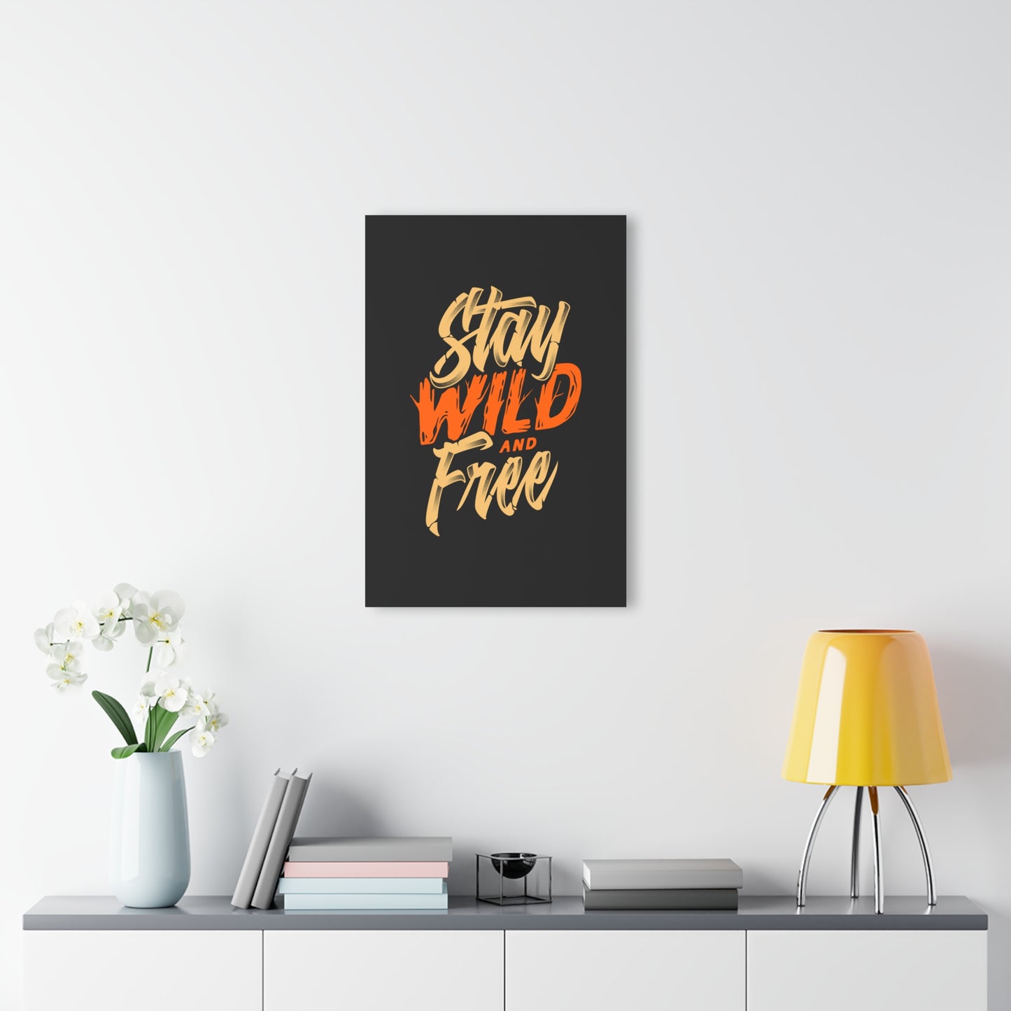 Stay Wild and Free Acrylic Wall Art – Inspirational Adventure Decor