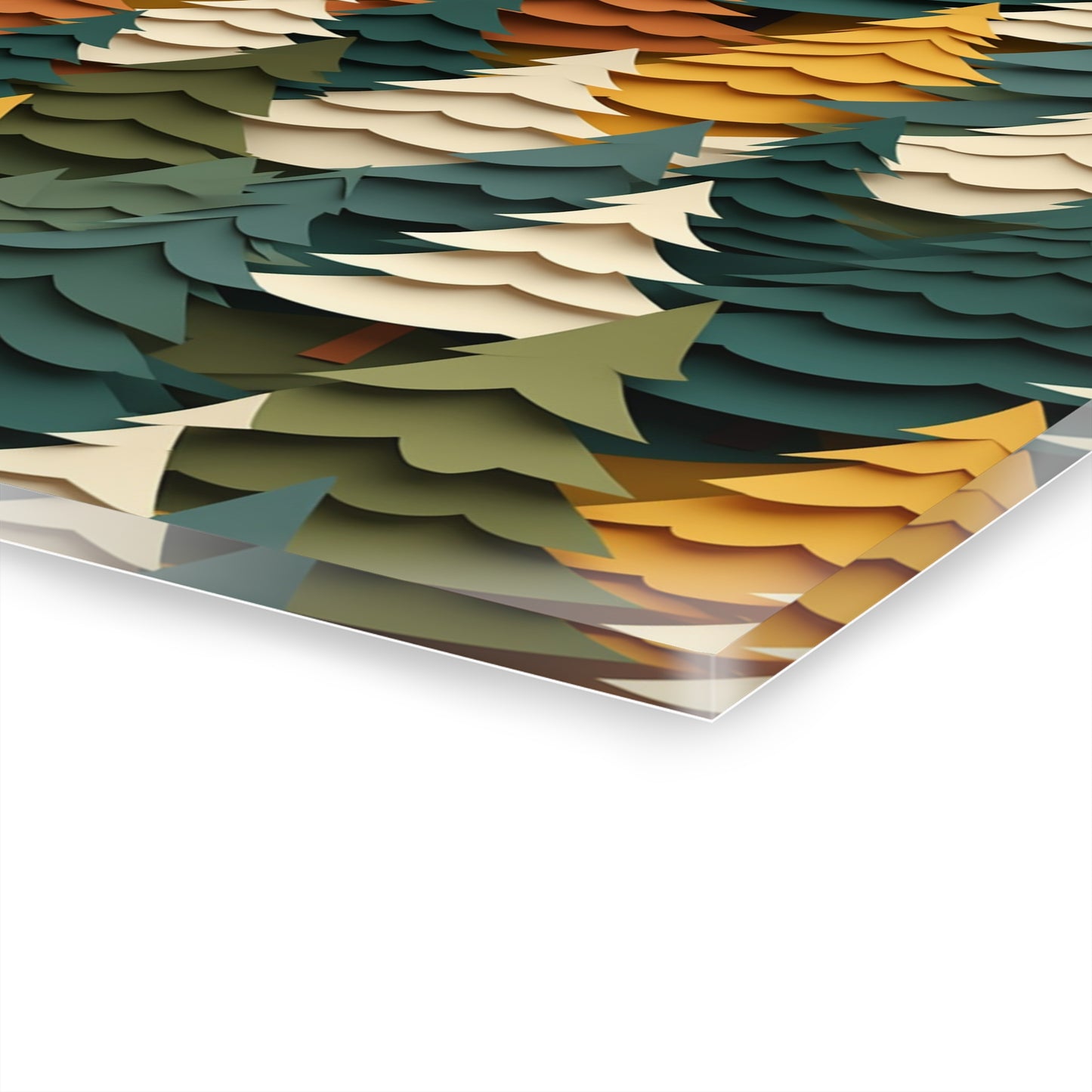 Colorful Forest Acrylic Wall Art – Nature-Inspired Decor