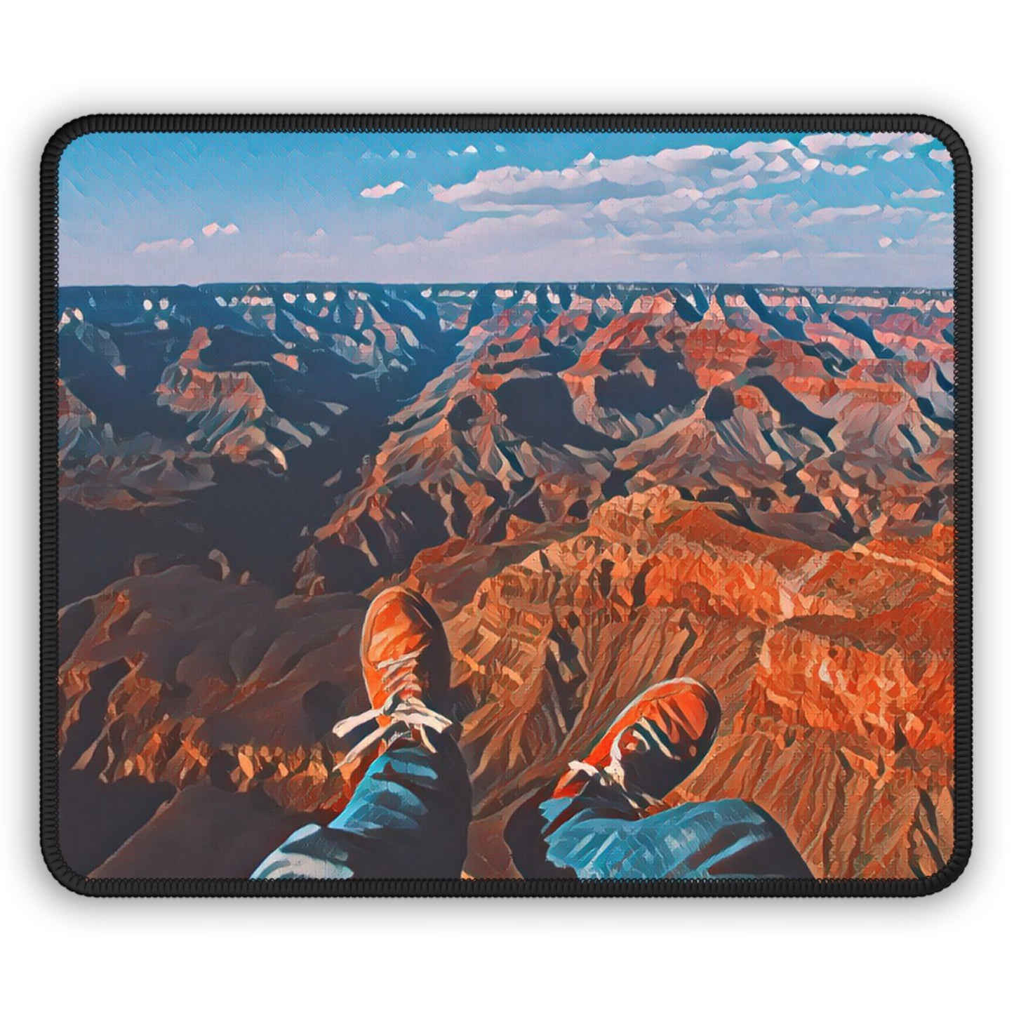 Canyon View Mouse Pad – Epic Cliffside Scene for Adventure Seekers