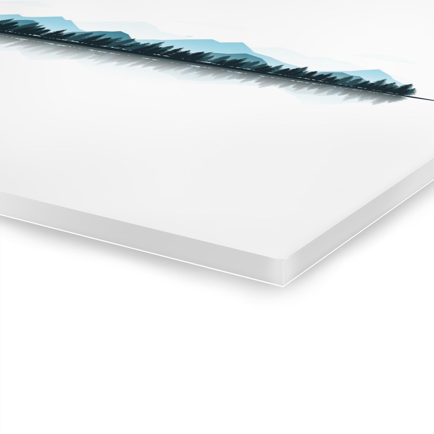 Minimalist Mountain Acrylic Wall Art – Modern Nature Decor