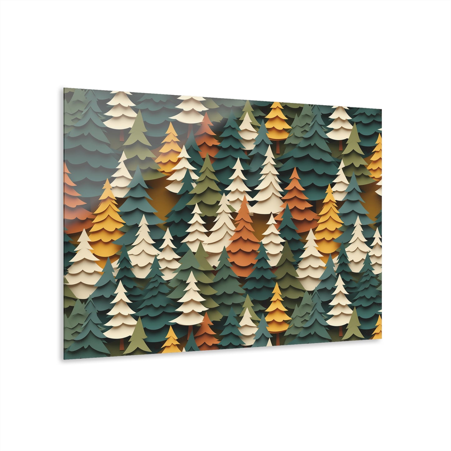 Colorful Forest Acrylic Wall Art – Nature-Inspired Decor