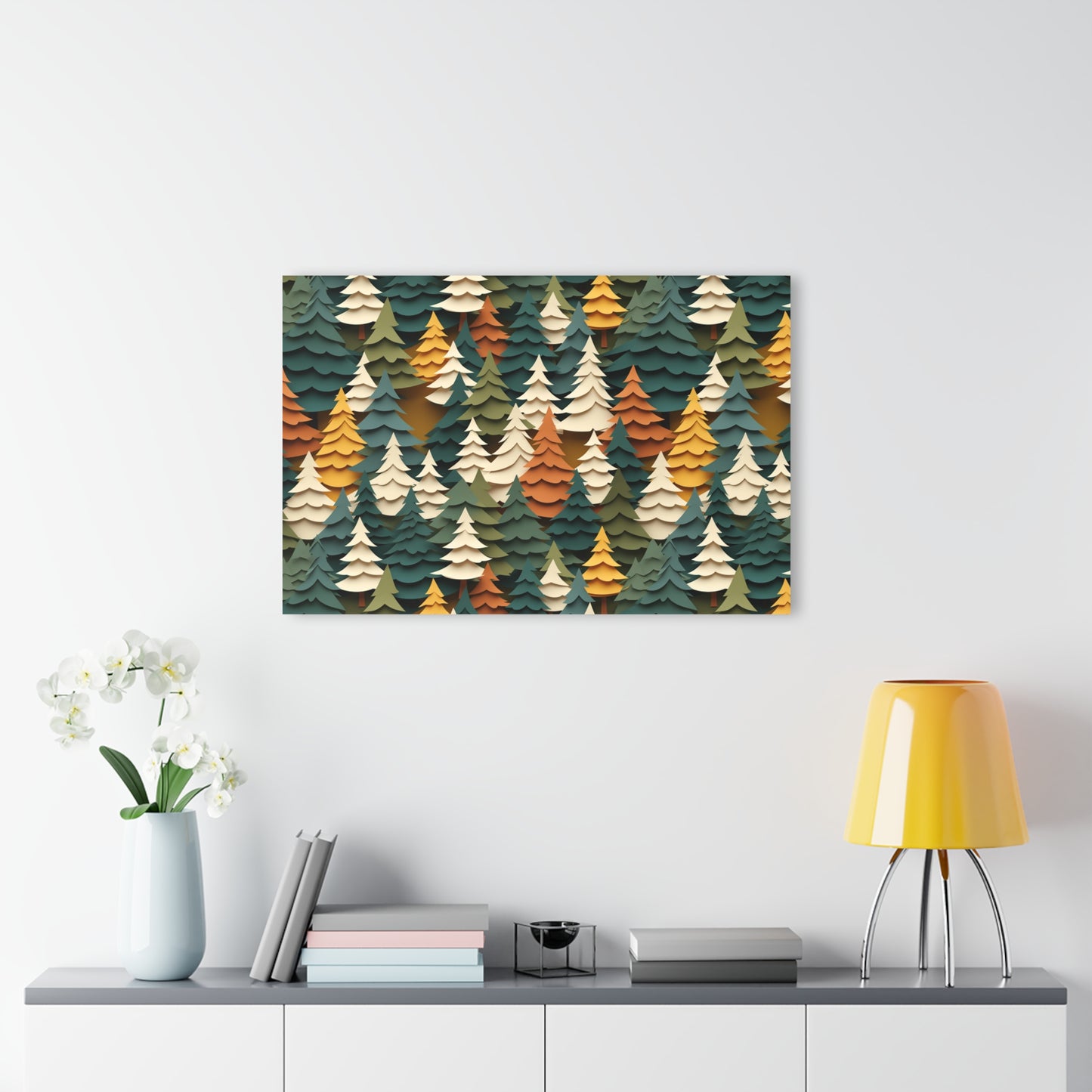 Colorful Forest Acrylic Wall Art – Nature-Inspired Decor