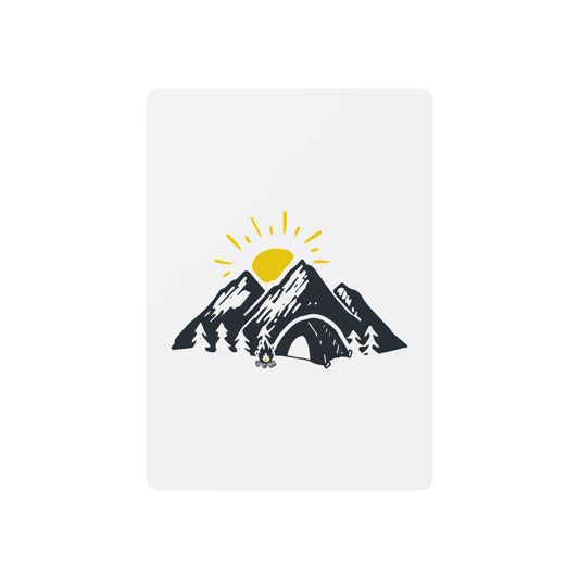 Mountain Adventure Poker Cards – Camping-Themed Playing Cards