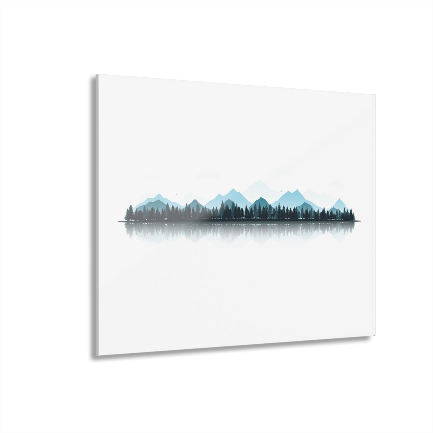 Minimalist Mountain Acrylic Wall Art – Modern Nature Decor