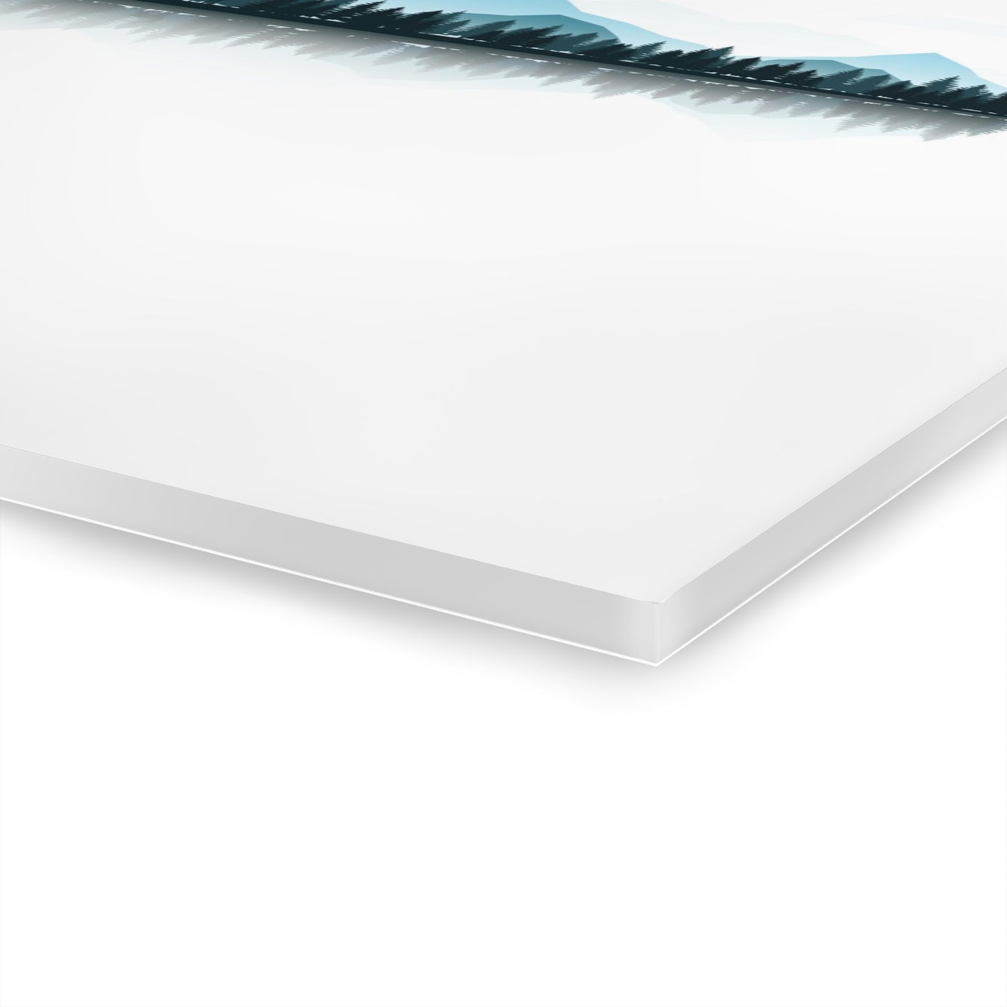Minimalist Mountain Acrylic Wall Art – Modern Nature Decor