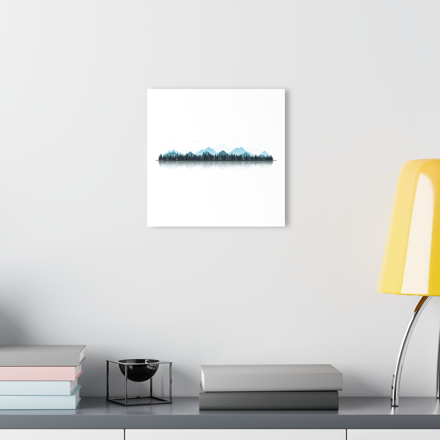 Minimalist Mountain Acrylic Wall Art – Modern Nature Decor