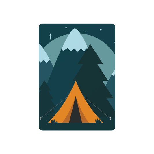 Camping Poker Cards – Night Tent Mountain Edition