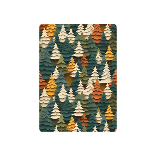 Nature Poker Cards – Colorful Trees Edition